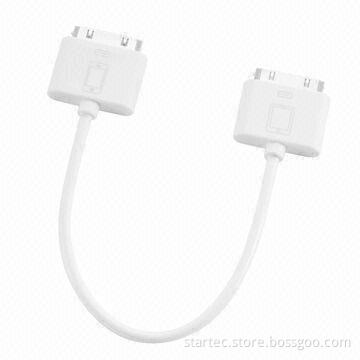 Switch Connection Cable for iPad to iPhone with 30-pin Male to Female Connector